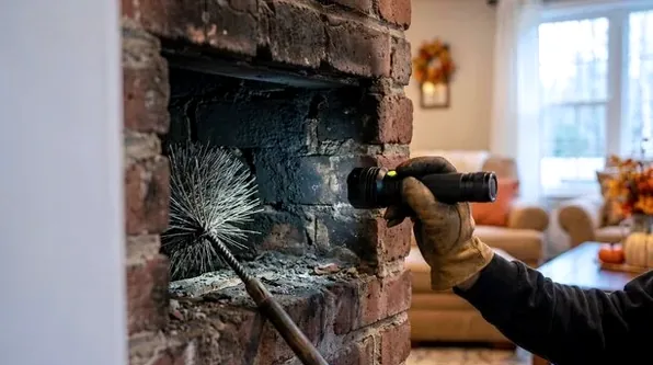 Fireplace inspection in Berwick